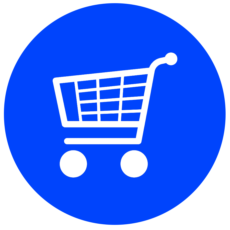 Shopping cart icon representing online ordering availability for ZimVie dental products in US, Canada, France, Spain, and Germany.
