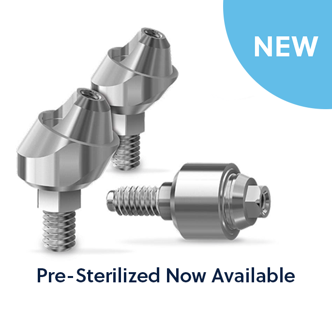 Universal Multi-Unit Abutments Compatible with: NP 2.9 mm, 3.5 mm, 4.5 mm, 5.7 mm connections.