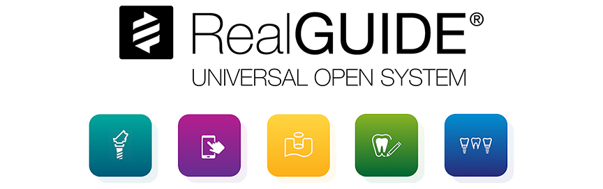 REALGUIDE UNIVERSAL OPEN SYSTEM Logo
