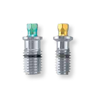 ZimVie T3 Short Implant Kit Dense Bone Taps A set of ZimVie Dense Bone Taps, included in the T3 Short Implant surgical kit to prepare the bone for implant placement. The image shows two taps, designed for 5.0 mm and 6.0 mm diameter implants, which are used to engage and thread into dense bone, ensuring optimal stability for the T3 Short Implants. The taps have the same design as existing taps but are shorter to accommodate the specific dimensions of the T3 Short Implant system.